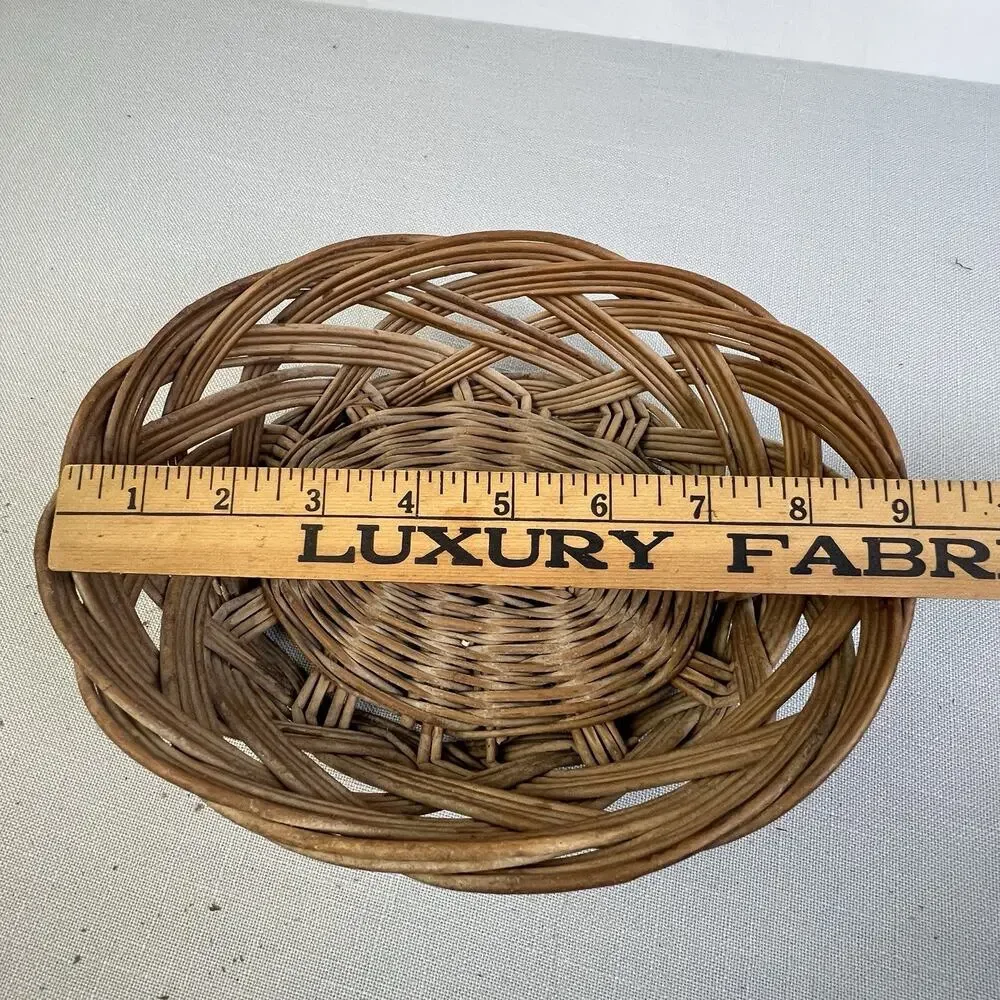 Woven Baskets Home Decor Set Of 3 Rustic Country Decorative Natural Coastal Boho